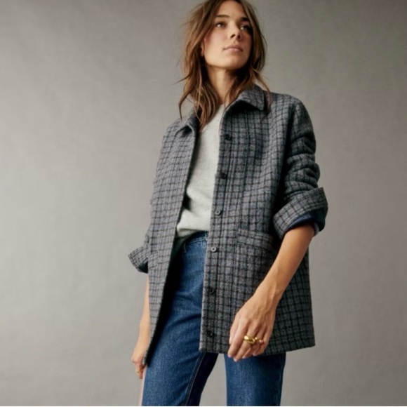 🇫🇷 Sézane Will Jacket Edinburgh Tile - Picture 2 of 9